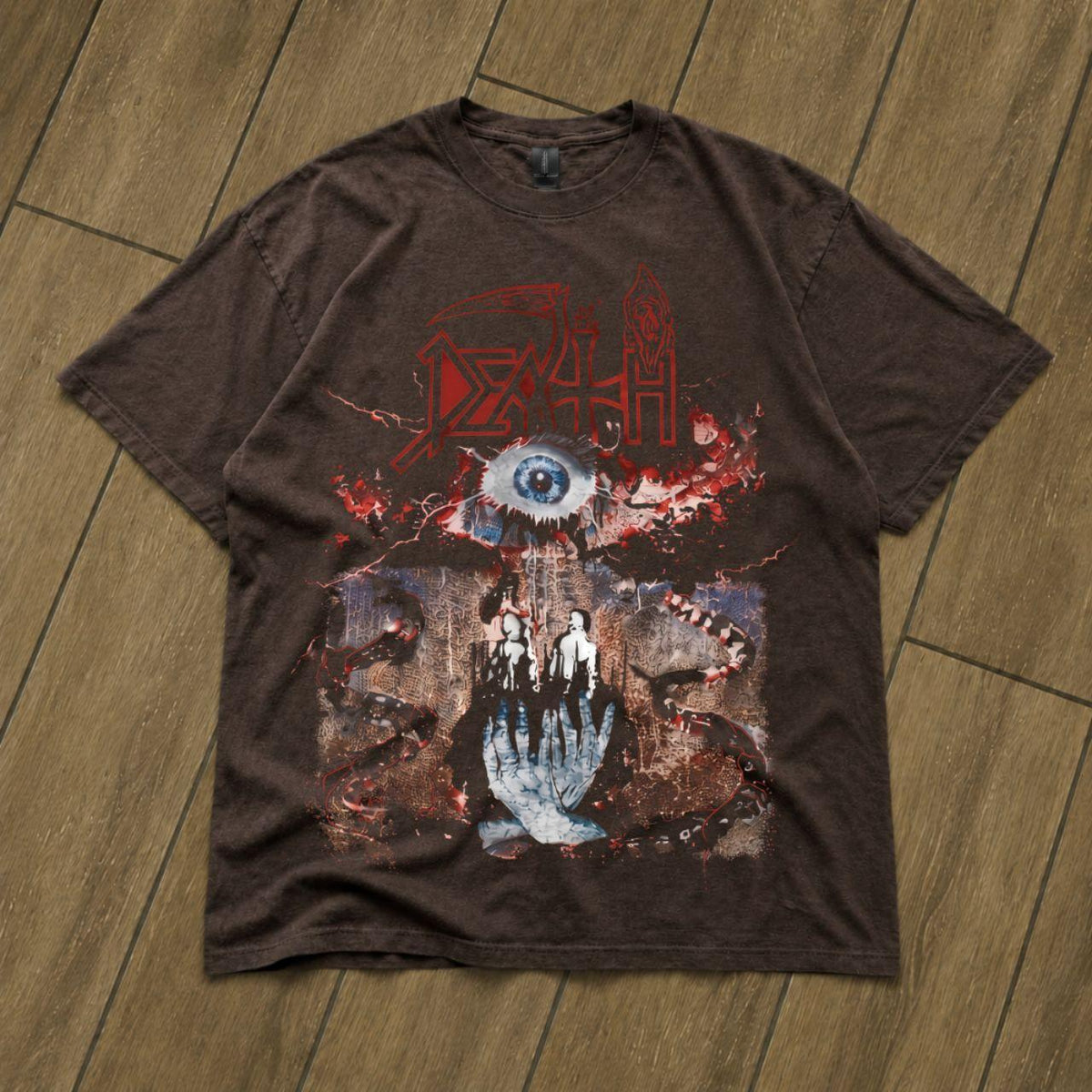 REPRINT Death Metal Eye Graphic Tee Shirt
