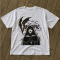 Gothic Vampire Girl Dark Art Graphic Tee