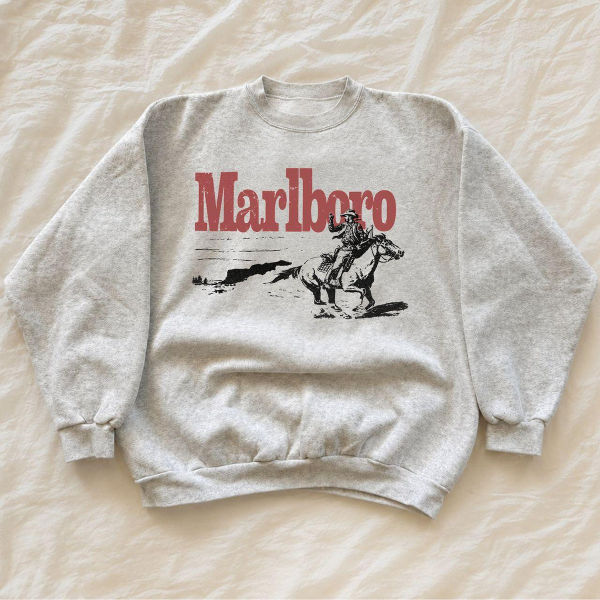 REPRINT Marlboro Cowboy Graphic Sweatshirt shirt