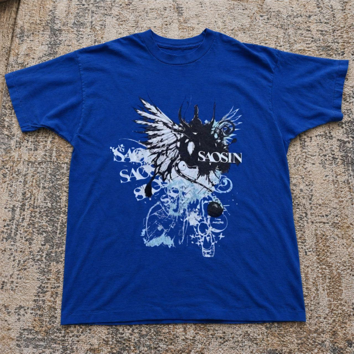 REPRINT Blue Saosin Emo Band Graphic Tee